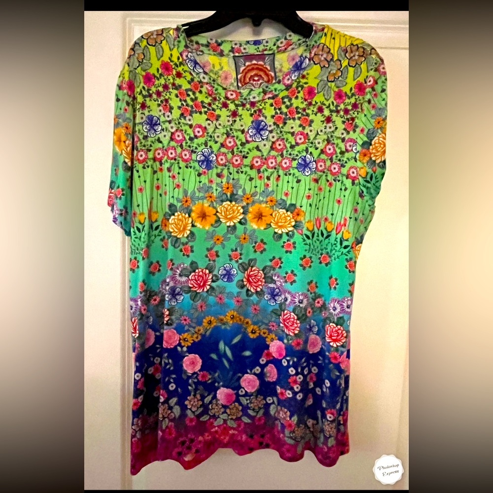 Johnny Was Floral Tee